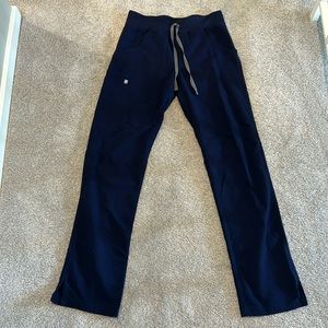 Figs Navy Scrub Pants - XSmall Tall